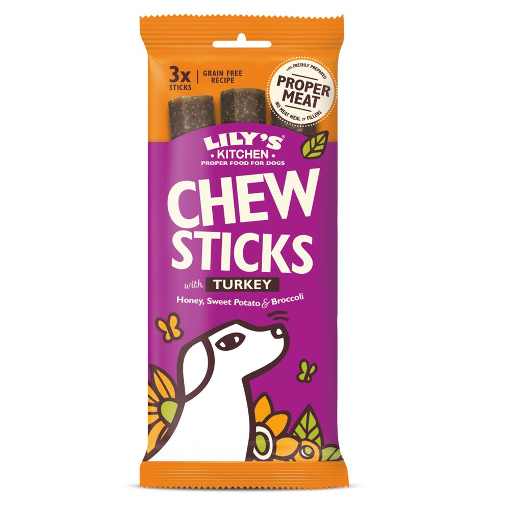 Lily's Kitchen - Dog Chew Sticks with Turkey Honey Sweet Potato & Broccoli
