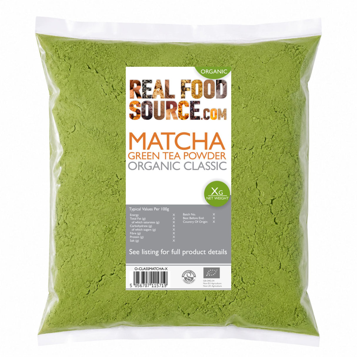 Matcha Green Tea Powder, Organic Classic