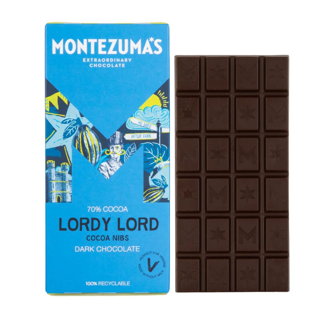 Montezuma's Lordy Lord - Dark Chocolate with Cocoa Nibs