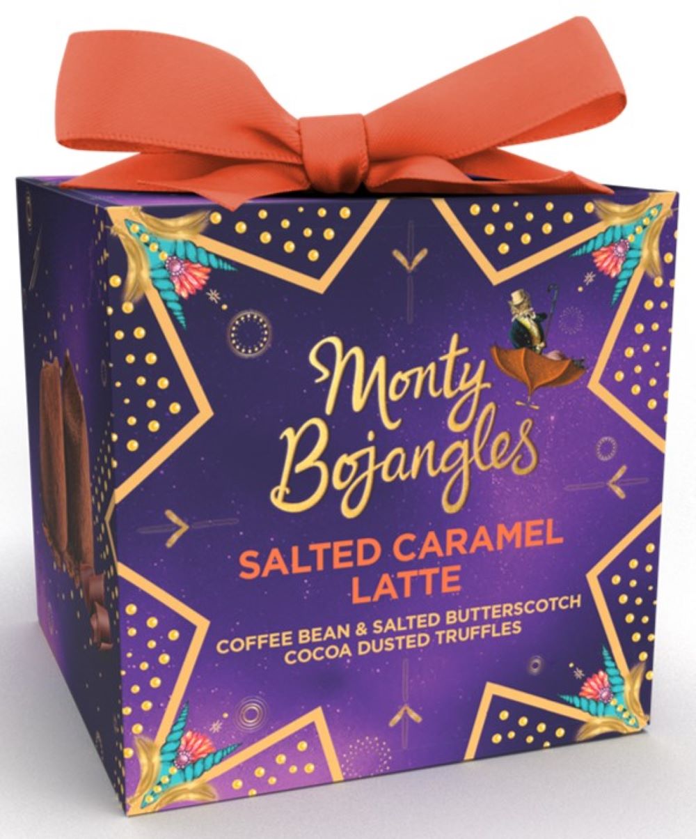 Monty Bojangles - Salted Caramel Latte Truffles Present Gift