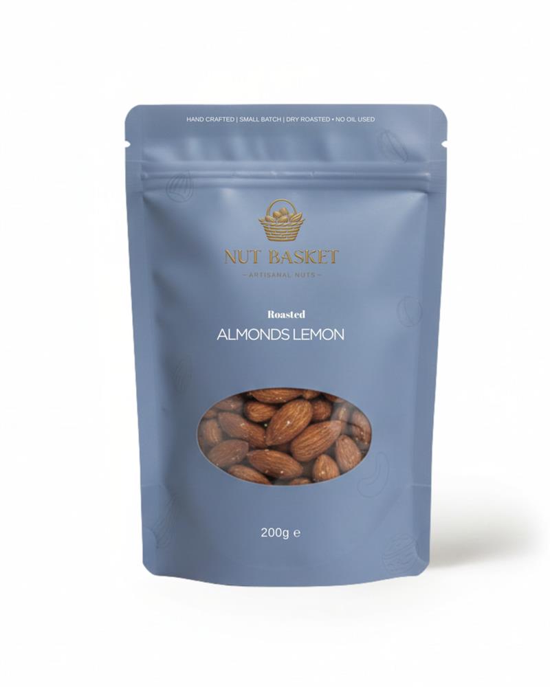 Nut Basket - Roasted Almonds Lemon 200g