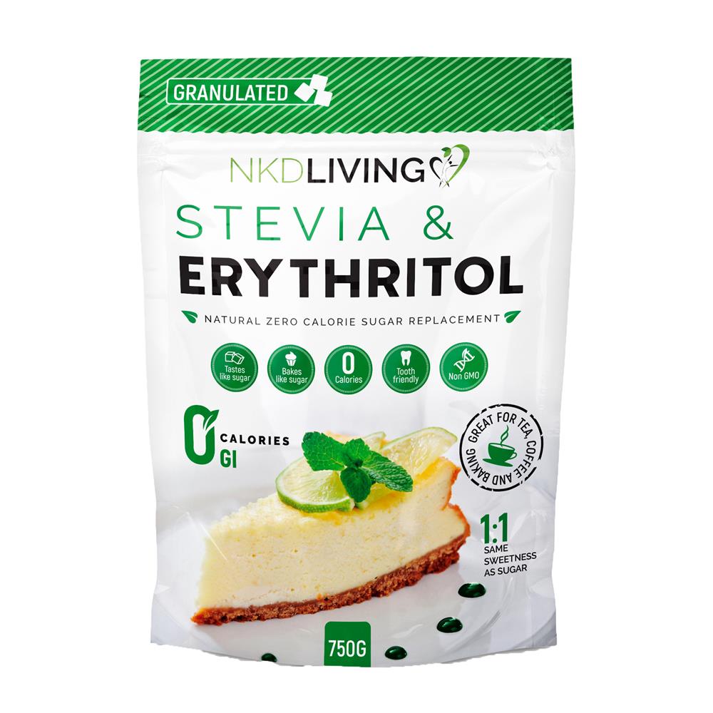 NKD Living - Stevia & Erythritol 1:1 0 Calorie Sweetener 750g