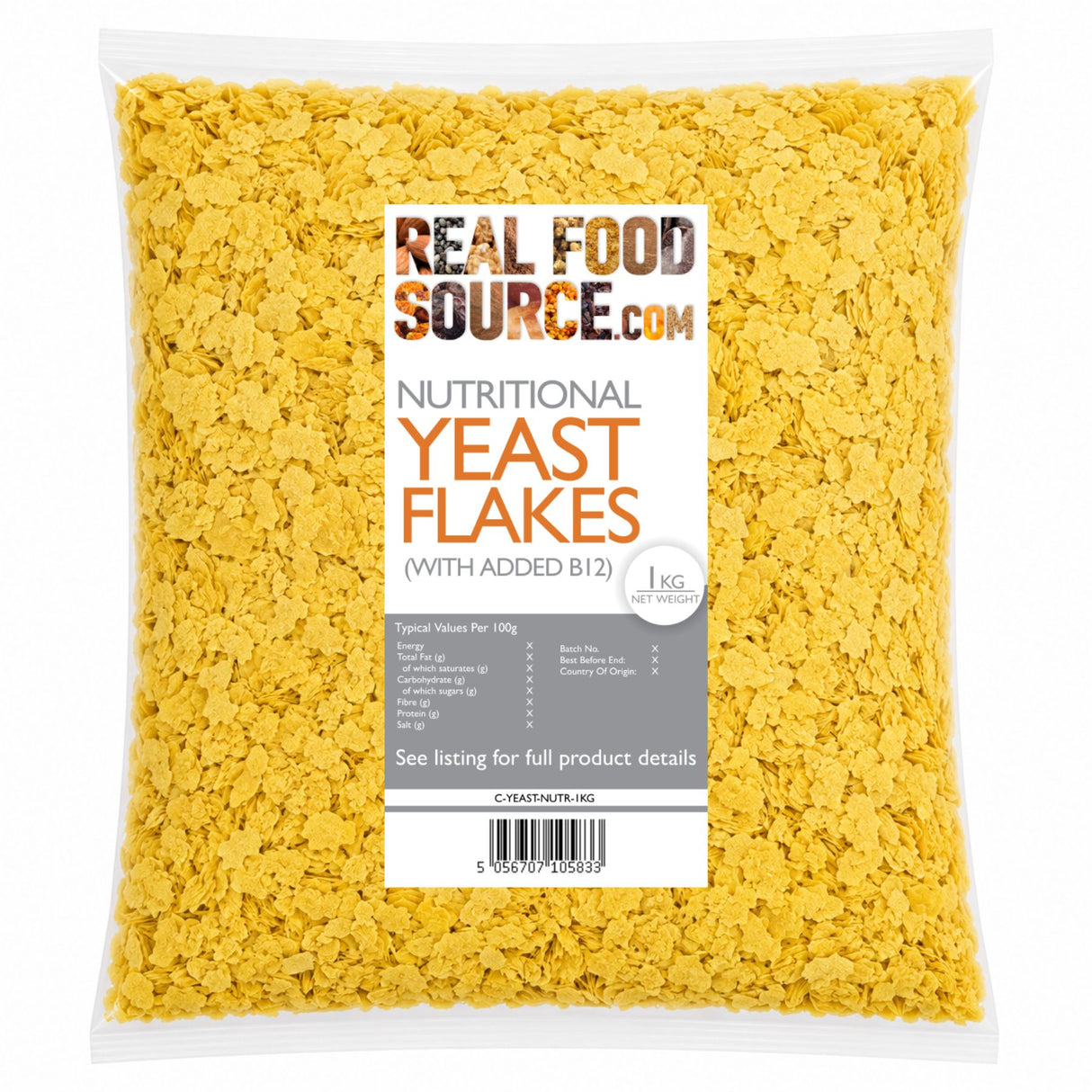 Nutritional Yeast Flakes with Added B12
