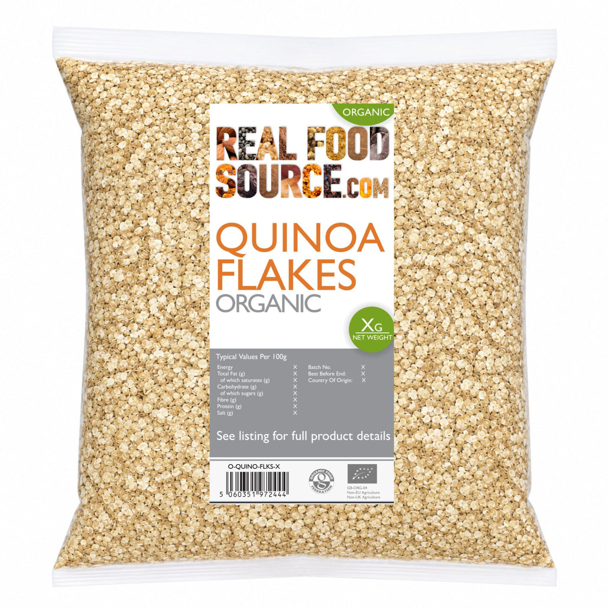 Quinoa Flakes, Organic