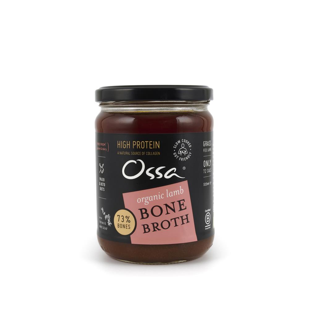 Ossa Organic - Lamb Bone Broth Ambient Large 515ml