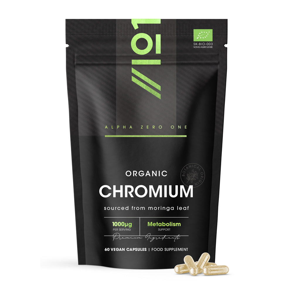 Alpha01 - Organic Chromium 1000mcg - 60 Capsules