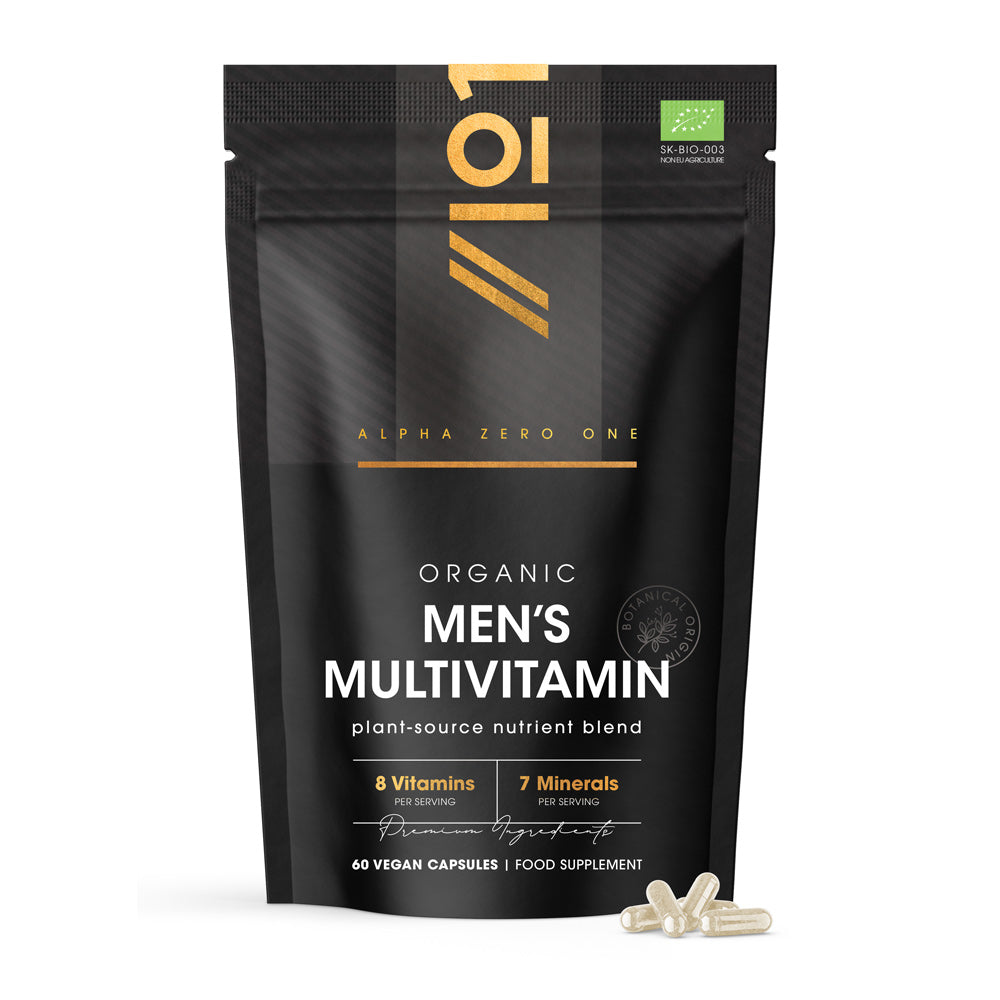 Alpha01 - Organic Men's Multivitamins - 60 Capsules