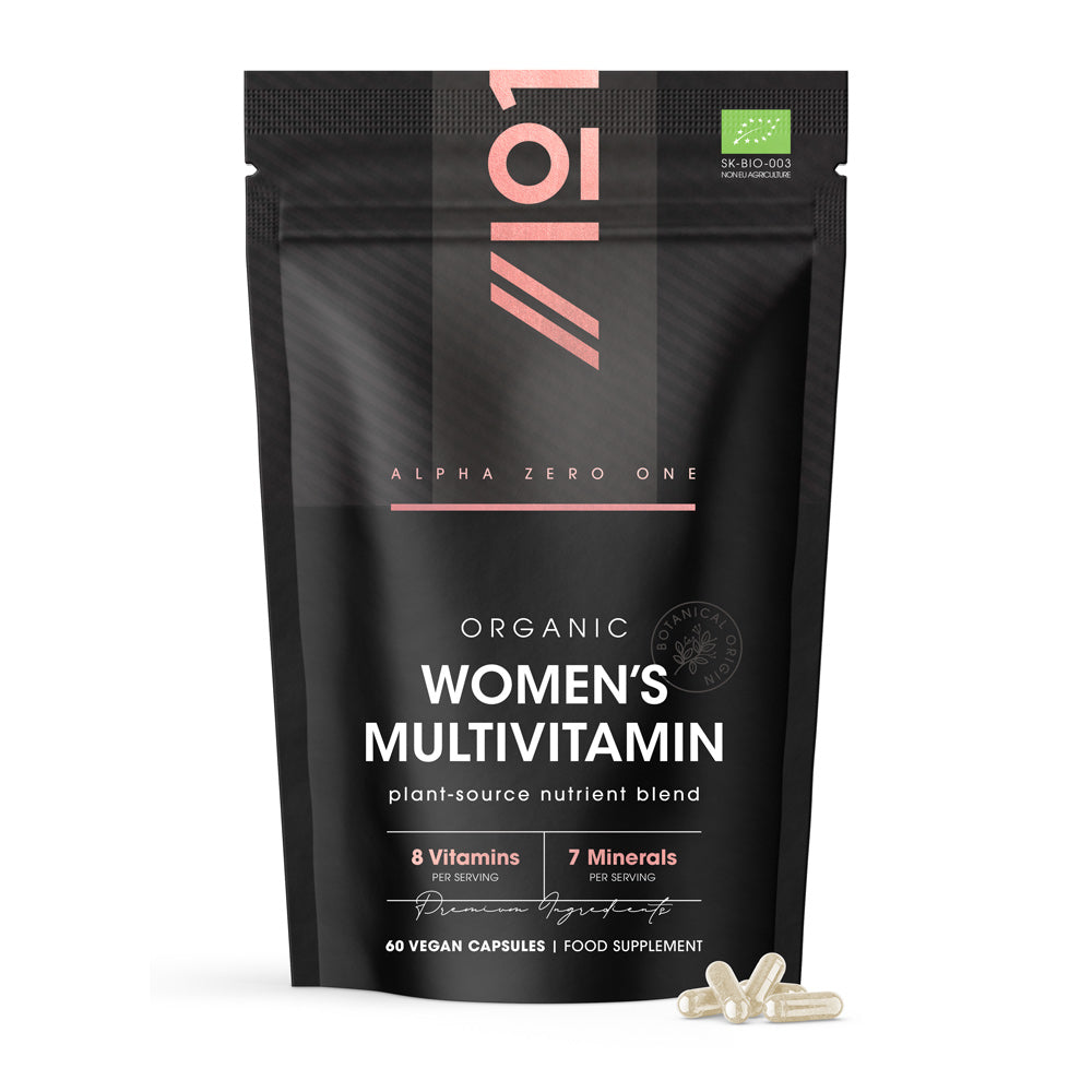 Alpha01 - Organic Women Multivitamin - 60 Capsules