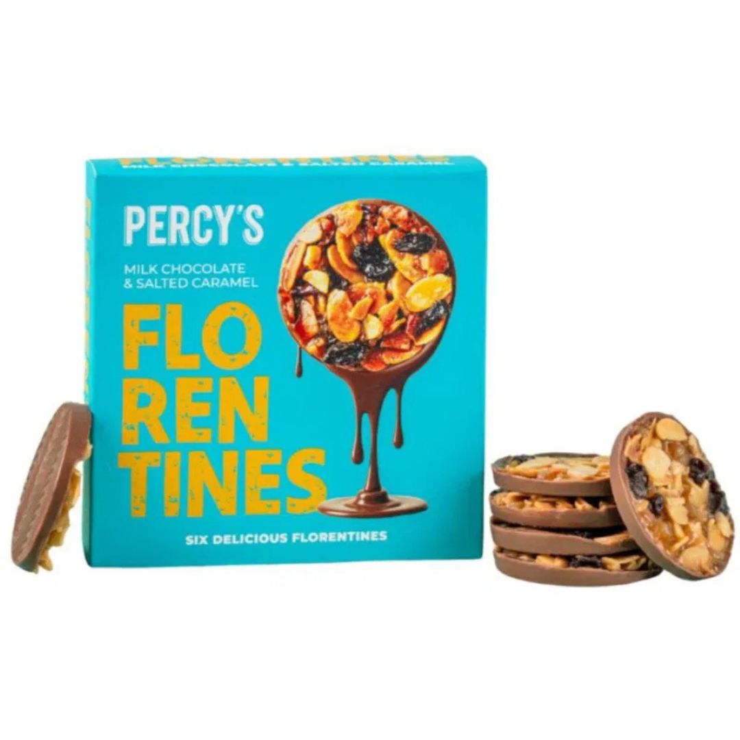 Percy's - Milk Chocolate Salted Caramel Florentines 115g