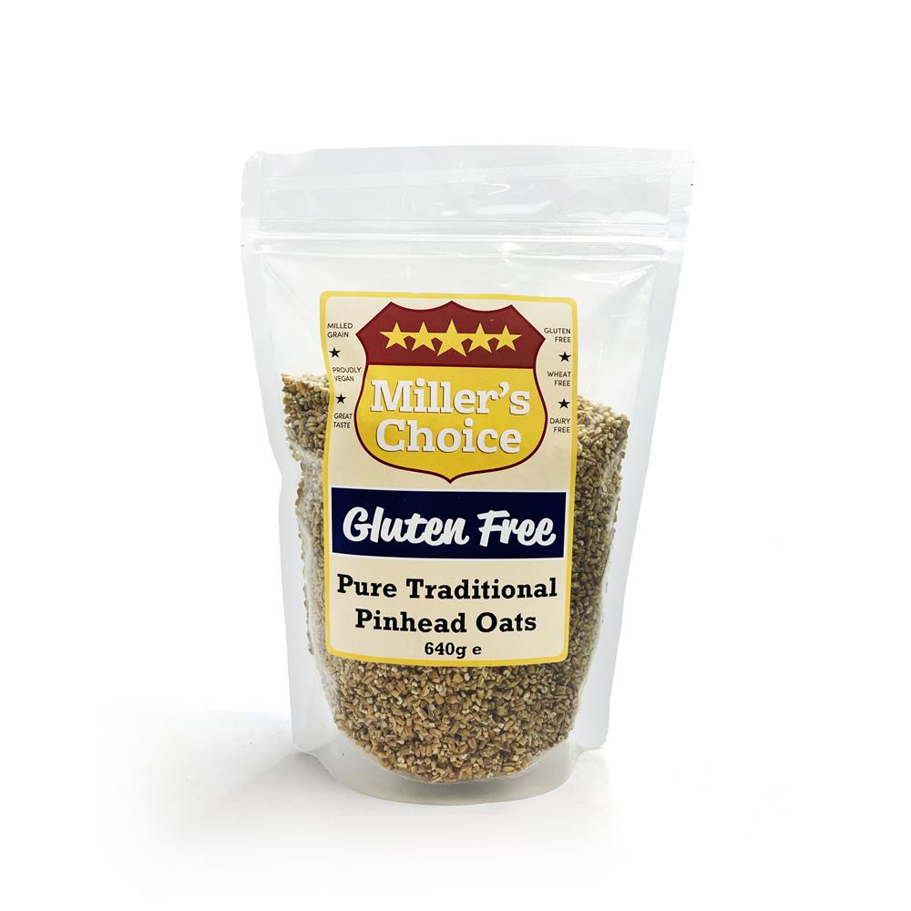 Miller's Choice - Gluten Free Traditional Pinhead Oats 640g