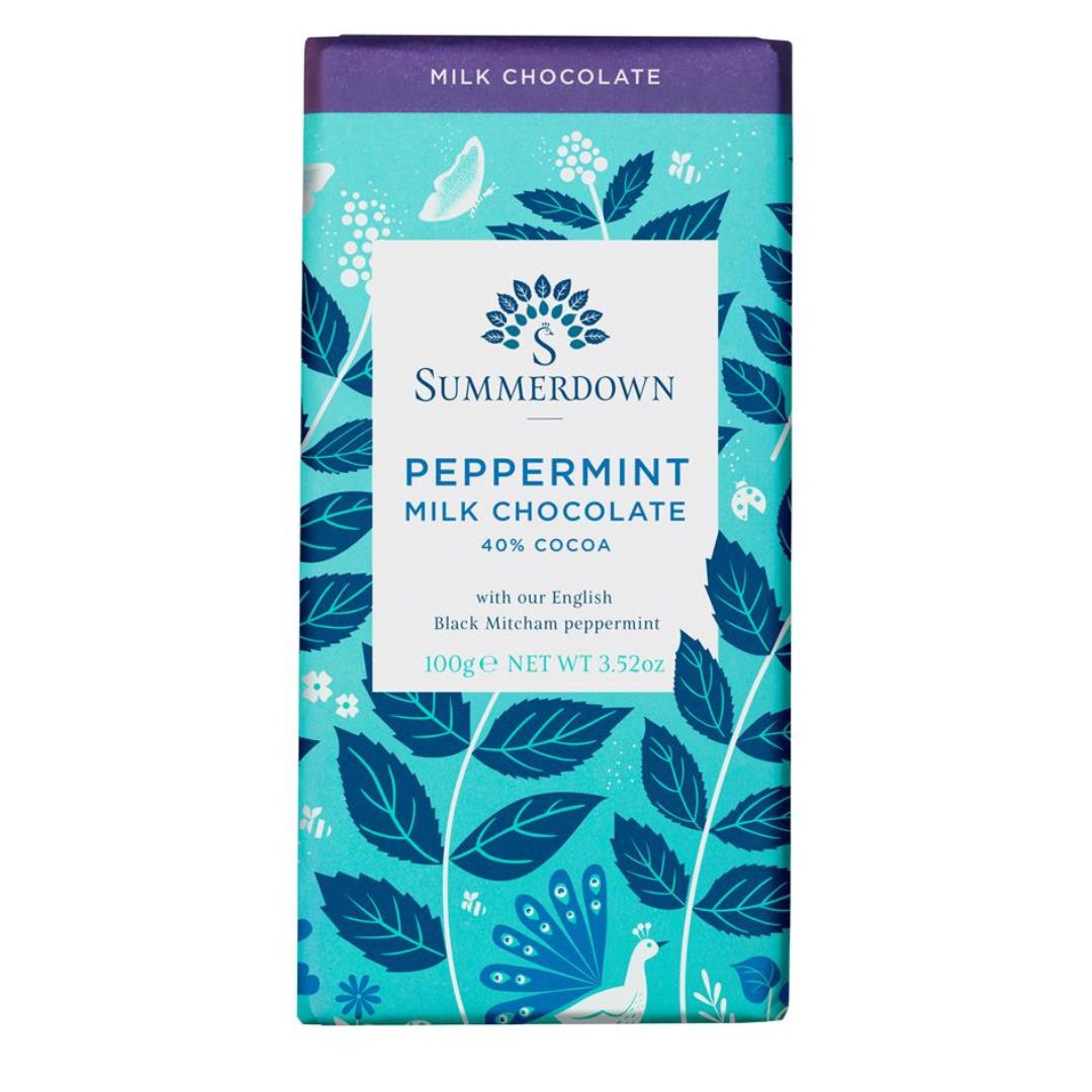 Summerdown Peppermint Milk Chocolate Bar