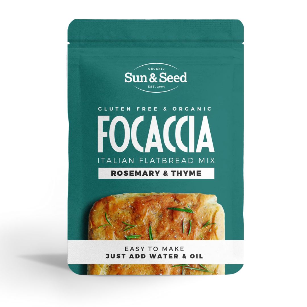 Sun and Seed - Gluten Free Focaccia Mix Rosemary & Thyme 300g