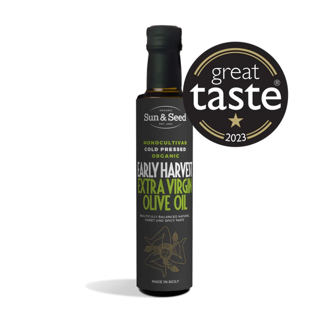 Sun and Seed - Monocultivar Cold Pressed Organic Premium Early Harvest Extra Virgin Olive Oil