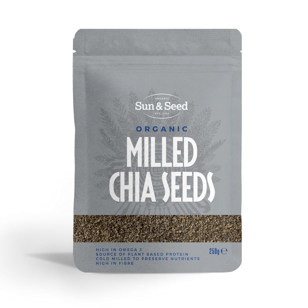 Sun and Seed - Organic Raw Milled Chia Seeds 250g
