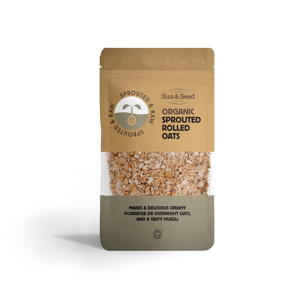Sun and Seed - Sprouted & Raw Organic Rolled Naked Oats
