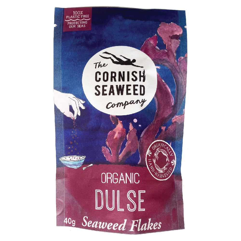 The Cornish Seaweed Company - Flaked Organic Dulse Flakes 40g