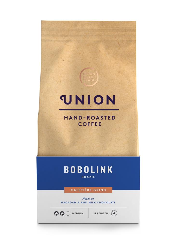 Union - Hand-Roasted Coffee Bobolink Brazil - Cafetiere grind