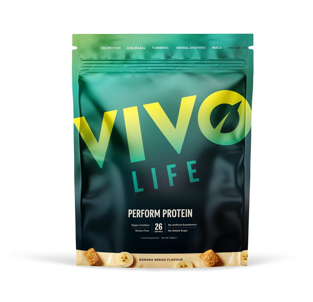 Vivo Life Perform Protein – Banana Bread 936g | Vegan Plant Protein