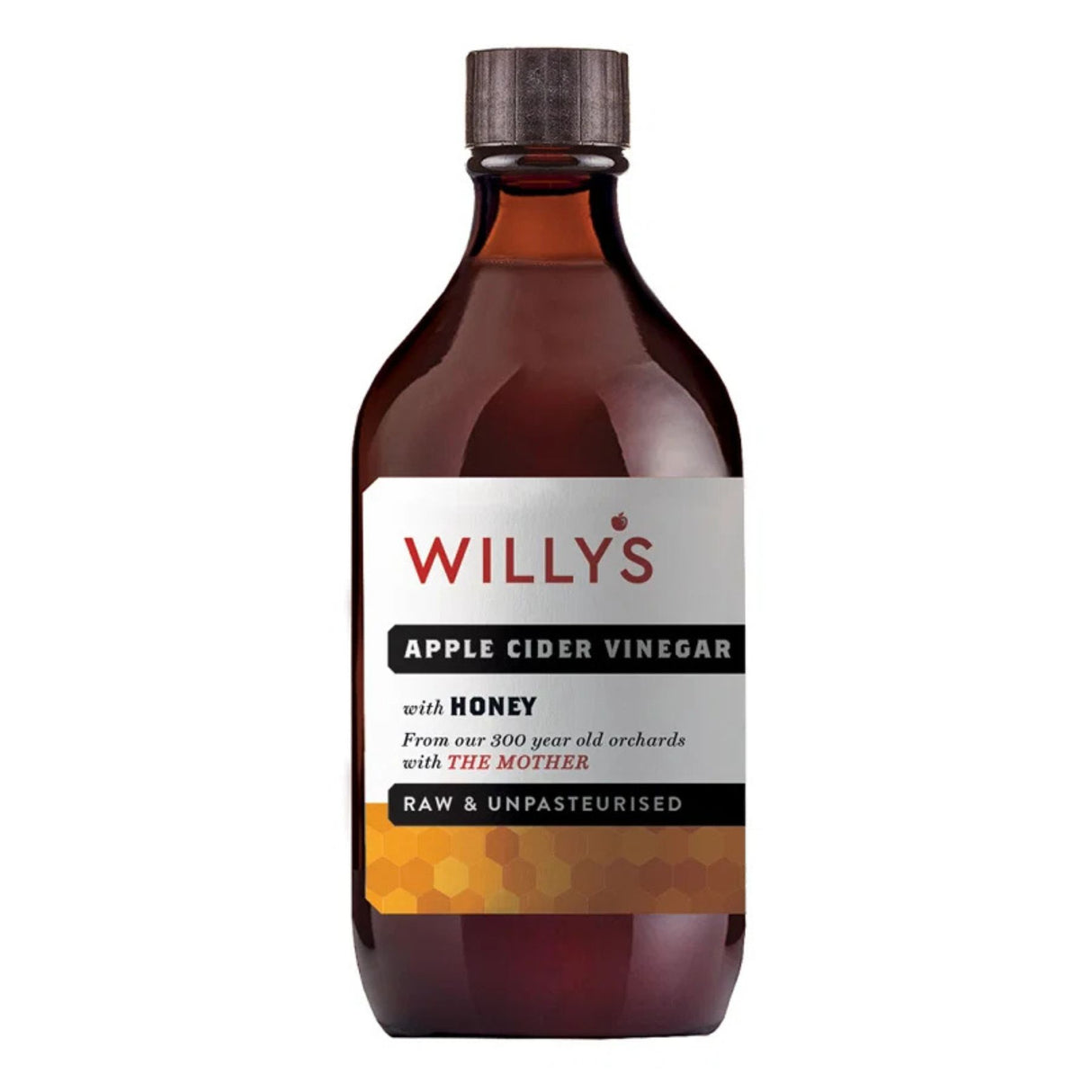 Willy's - Organic Honey Apple Cider Vinegar With The Mother 500ml