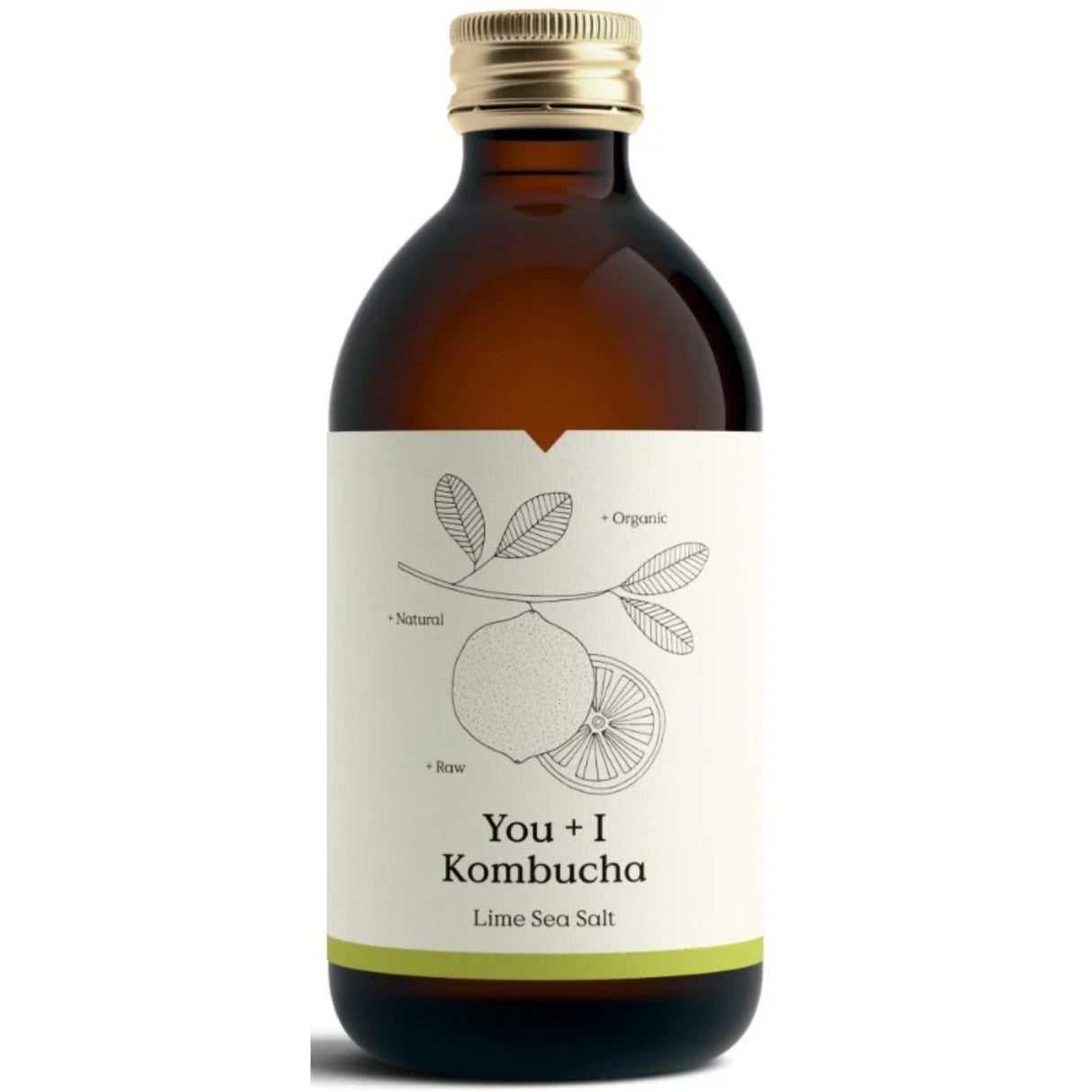 You + I - Kombucha Lime Sea Salt 660ml (2 x 330ml)