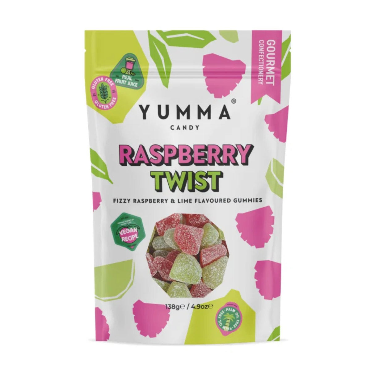 Yumma Candy - Yumma Candy - Raspberry Twists (2 x 138g)