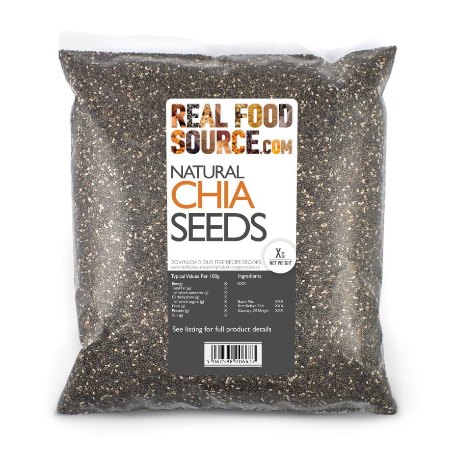 Dark Chia Seeds Savvy Saver Pack 2.5kg
