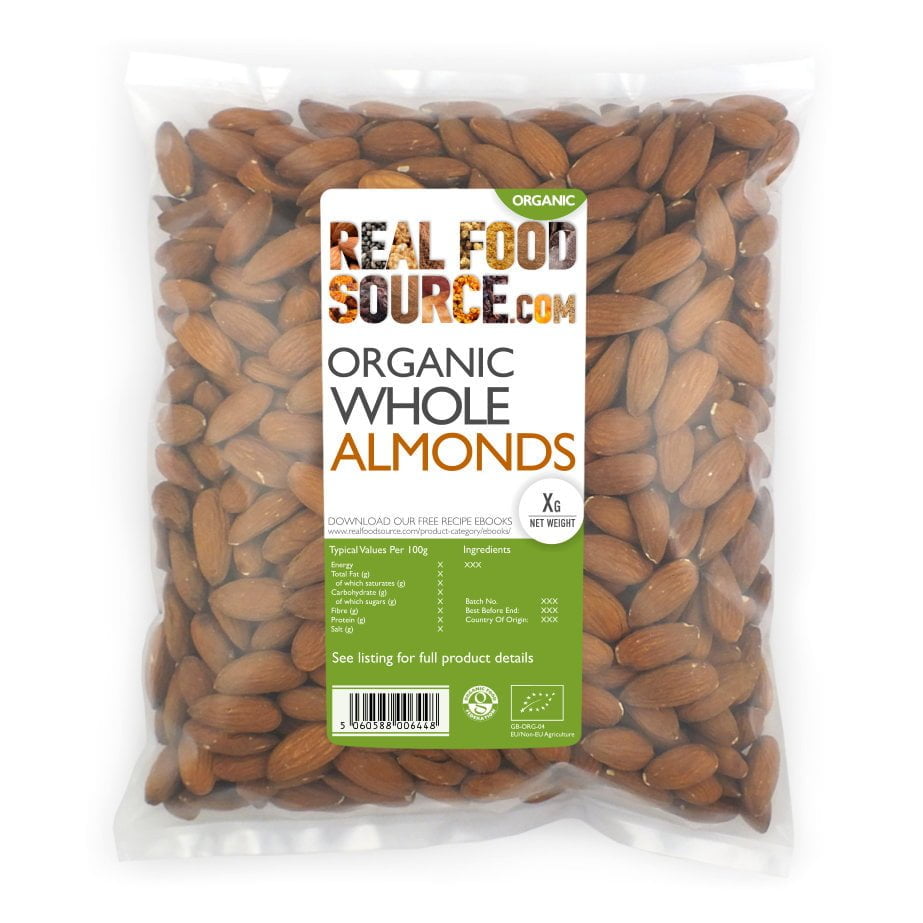 Organic Whole Natural Almonds