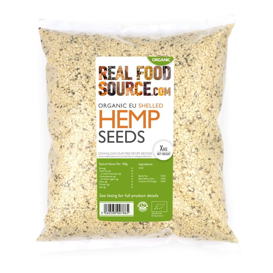 Organic EU Shelled Hemp Seeds