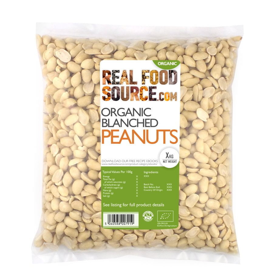 Organic Blanched Peanuts 2.5kg Savvy Saver Pack