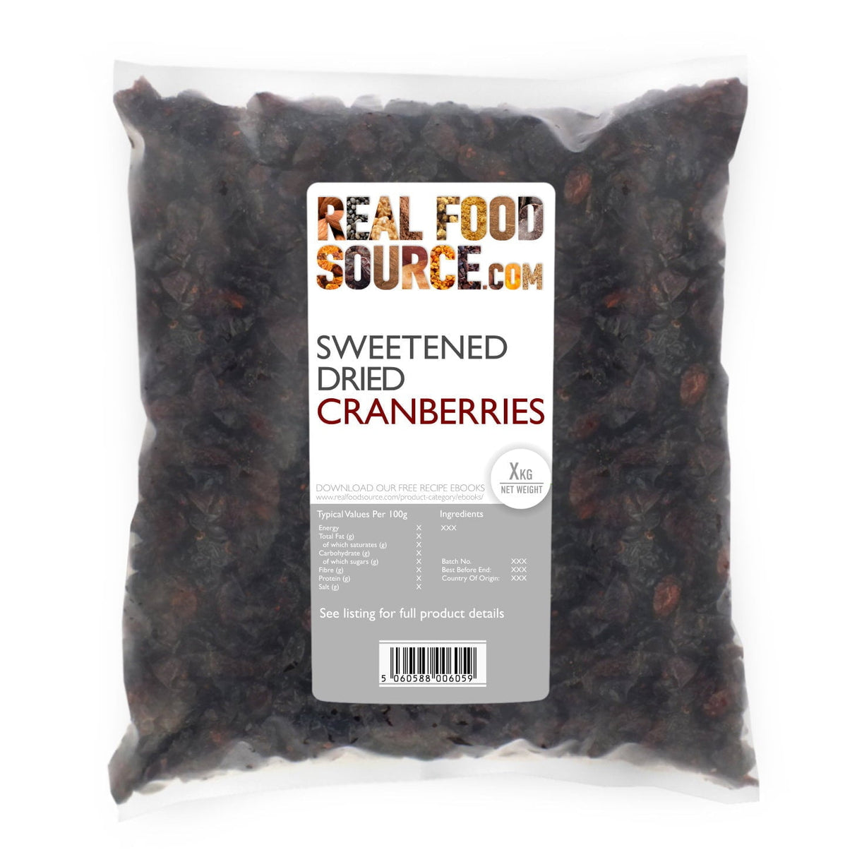 Sweetened Dried Cranberries