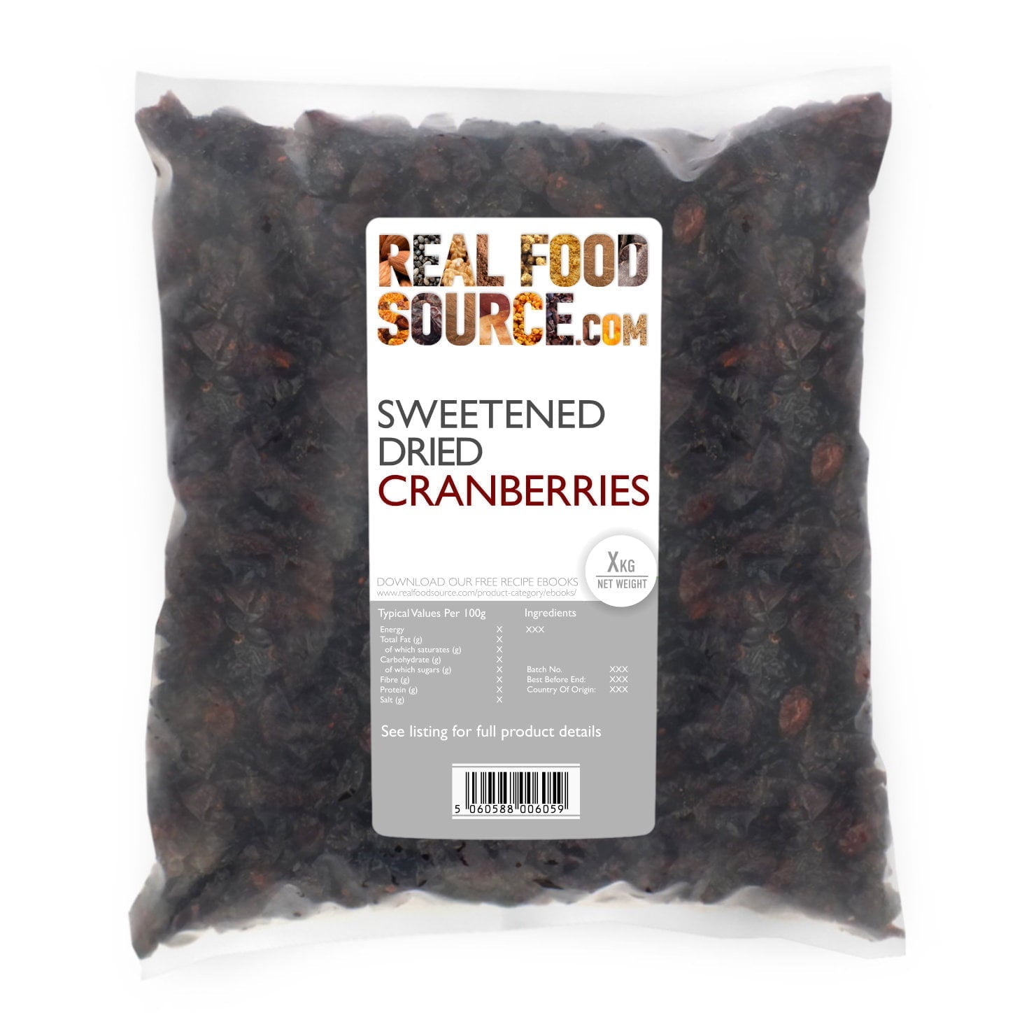 Sweetened Dried Cranberries