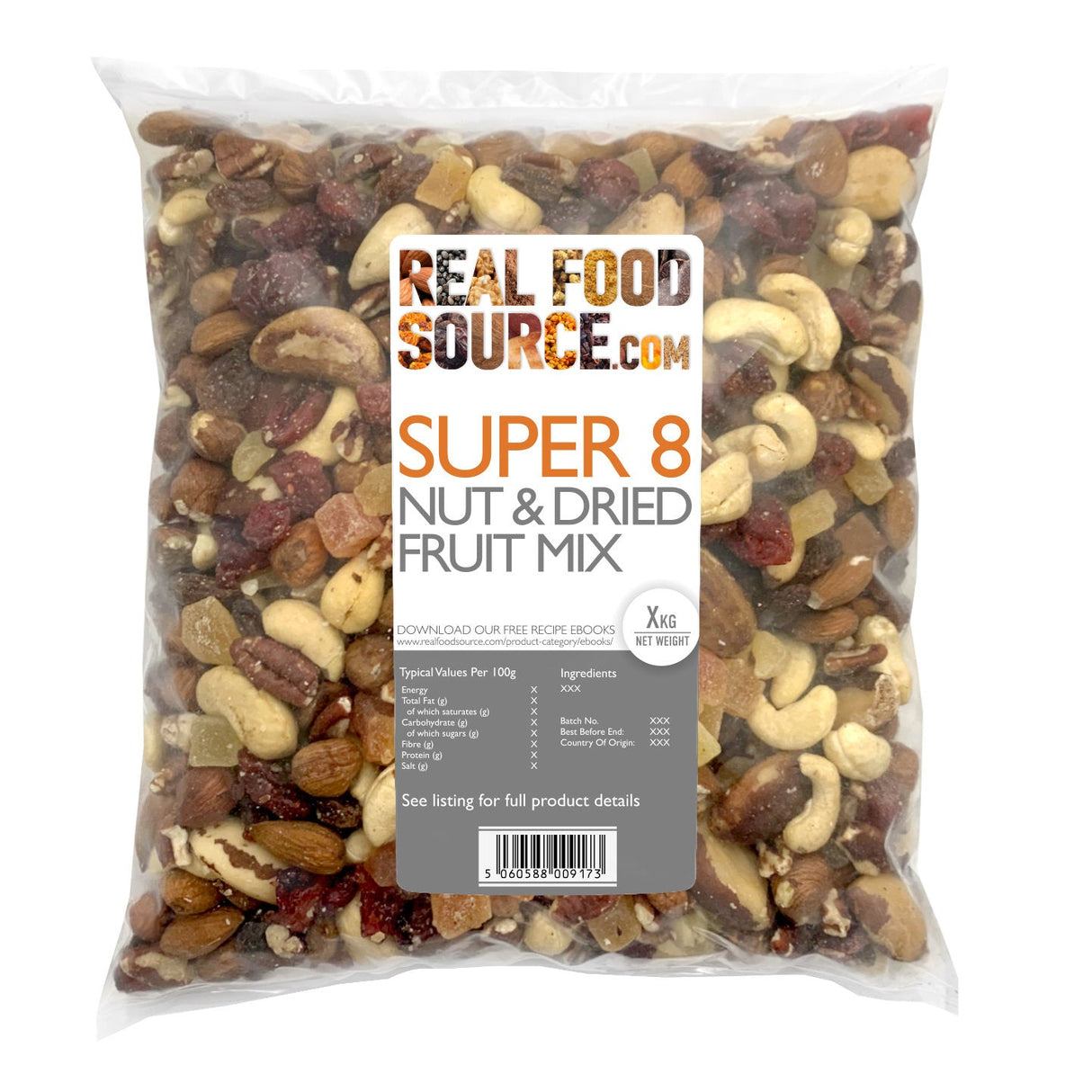 Super 8 Nut & Dried Fruit Mix