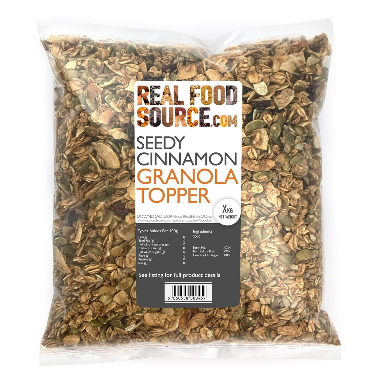 Seedy Cinnamon Granola Topper