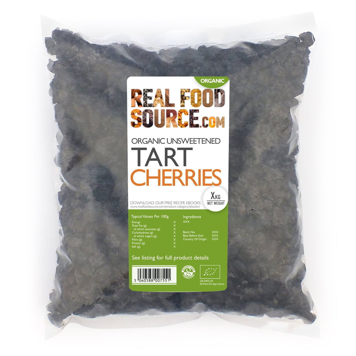 Organic Unsweetened Tart Cherries