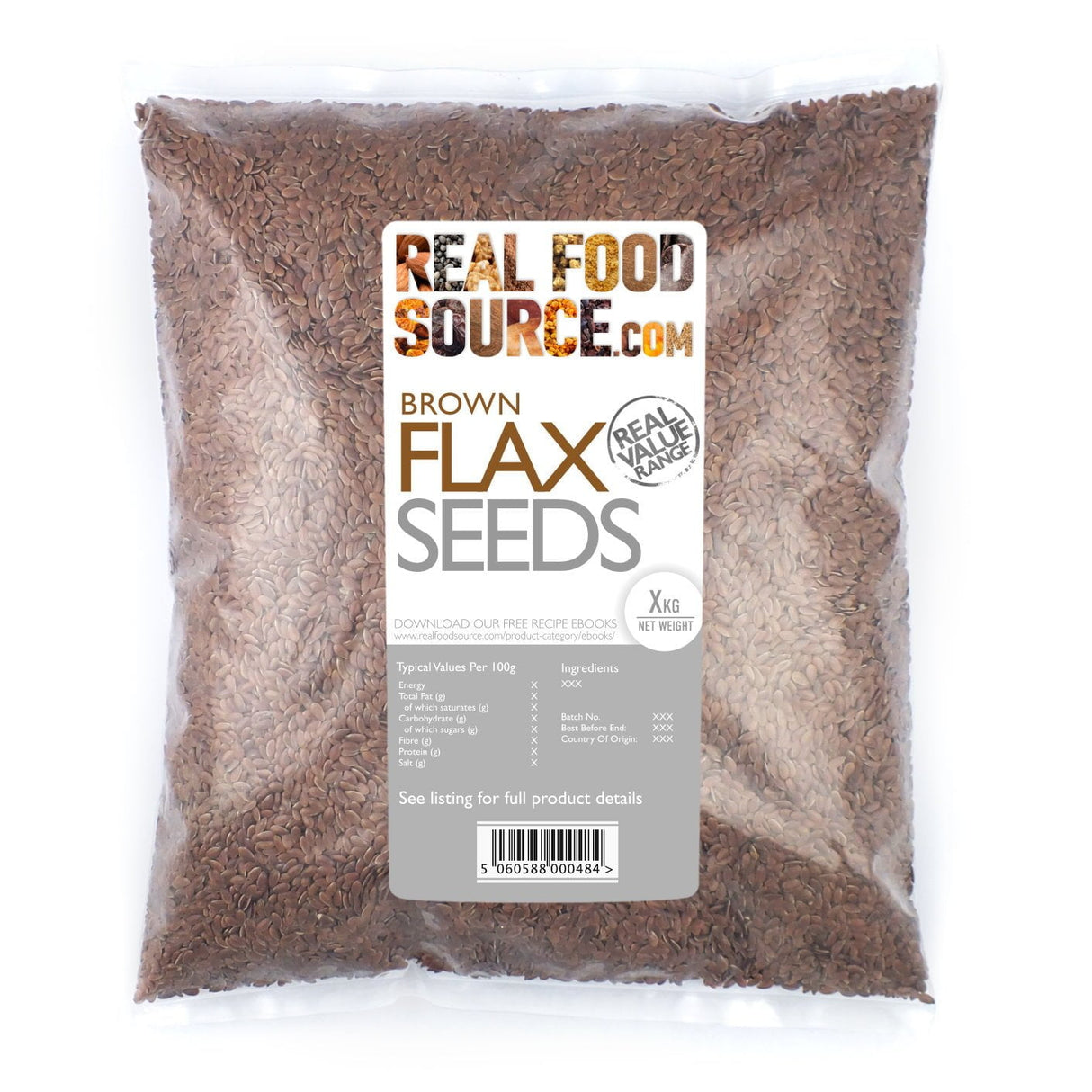 Brown Flax Seeds/ Linseeds Savvy Saver Pack 2.5kg