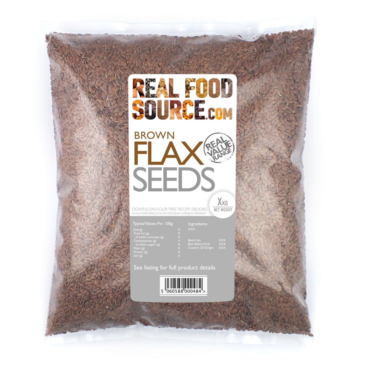 Brown Flax Seeds/ Linseeds Savvy Saver Pack 2.5kg