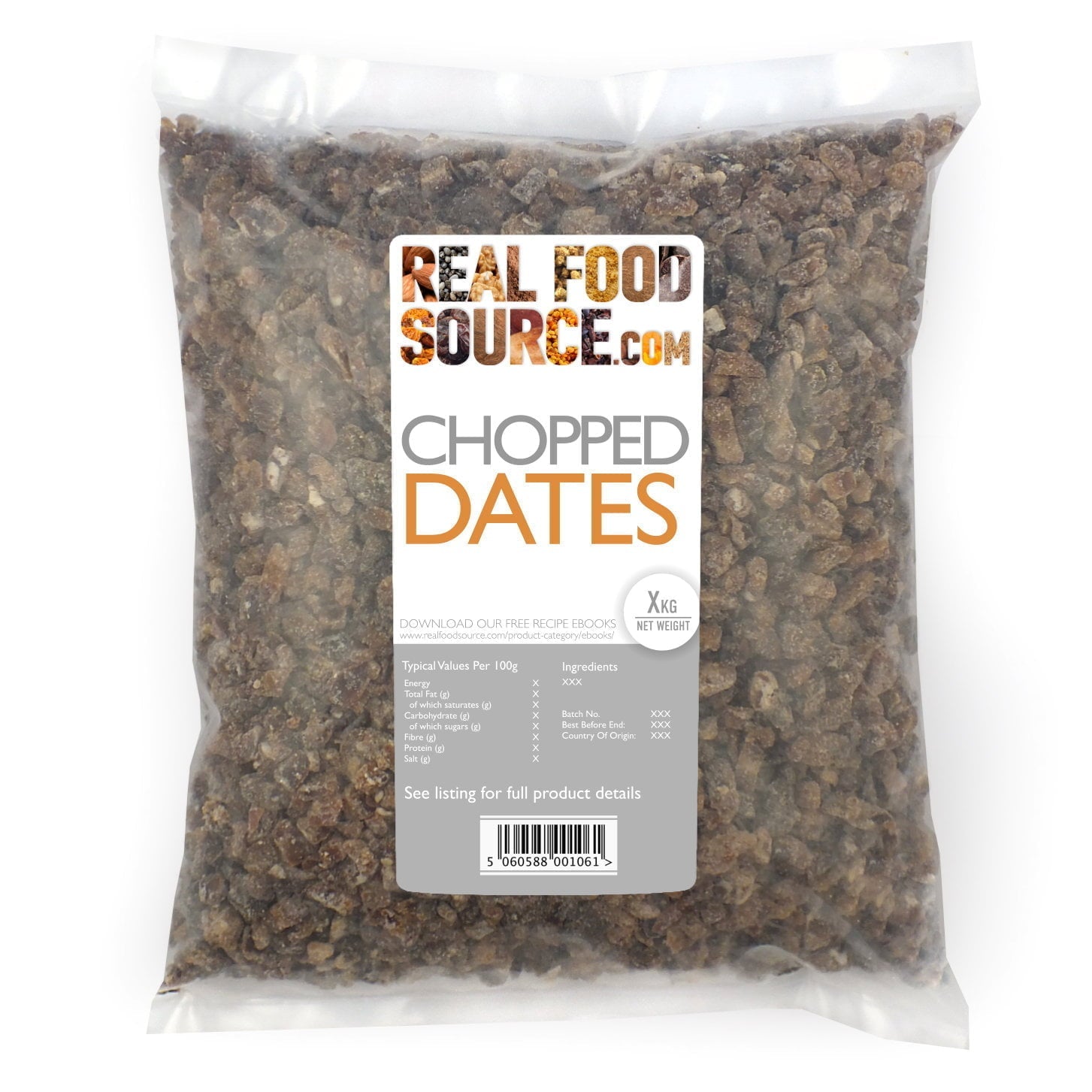 Chopped Dates Savvy Saver Pack 2.5kg