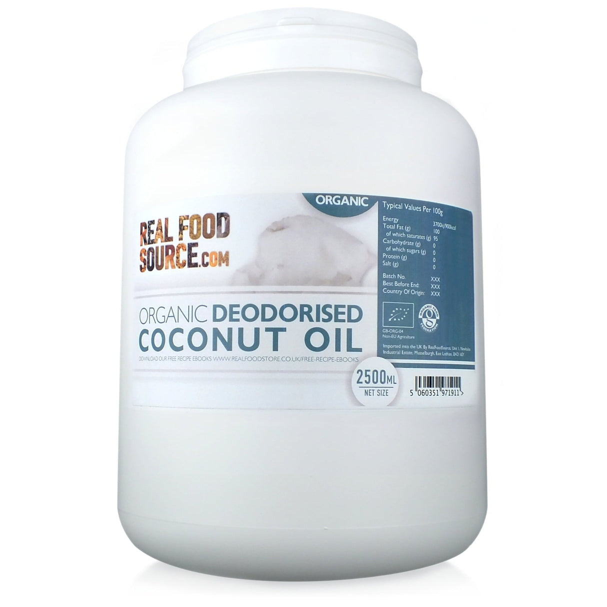 Organic Deodorised Coconut Oil