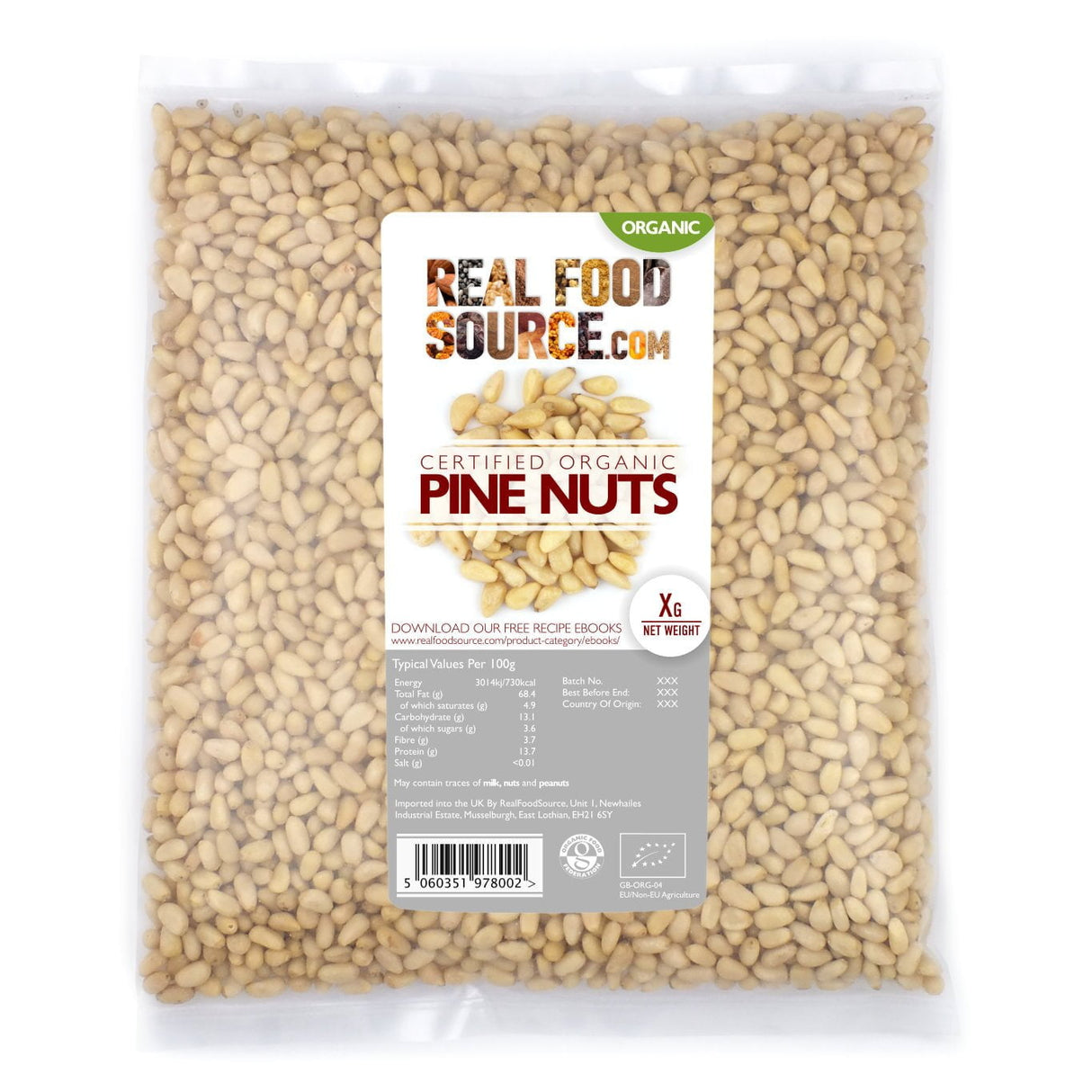 Organic Pine Nuts