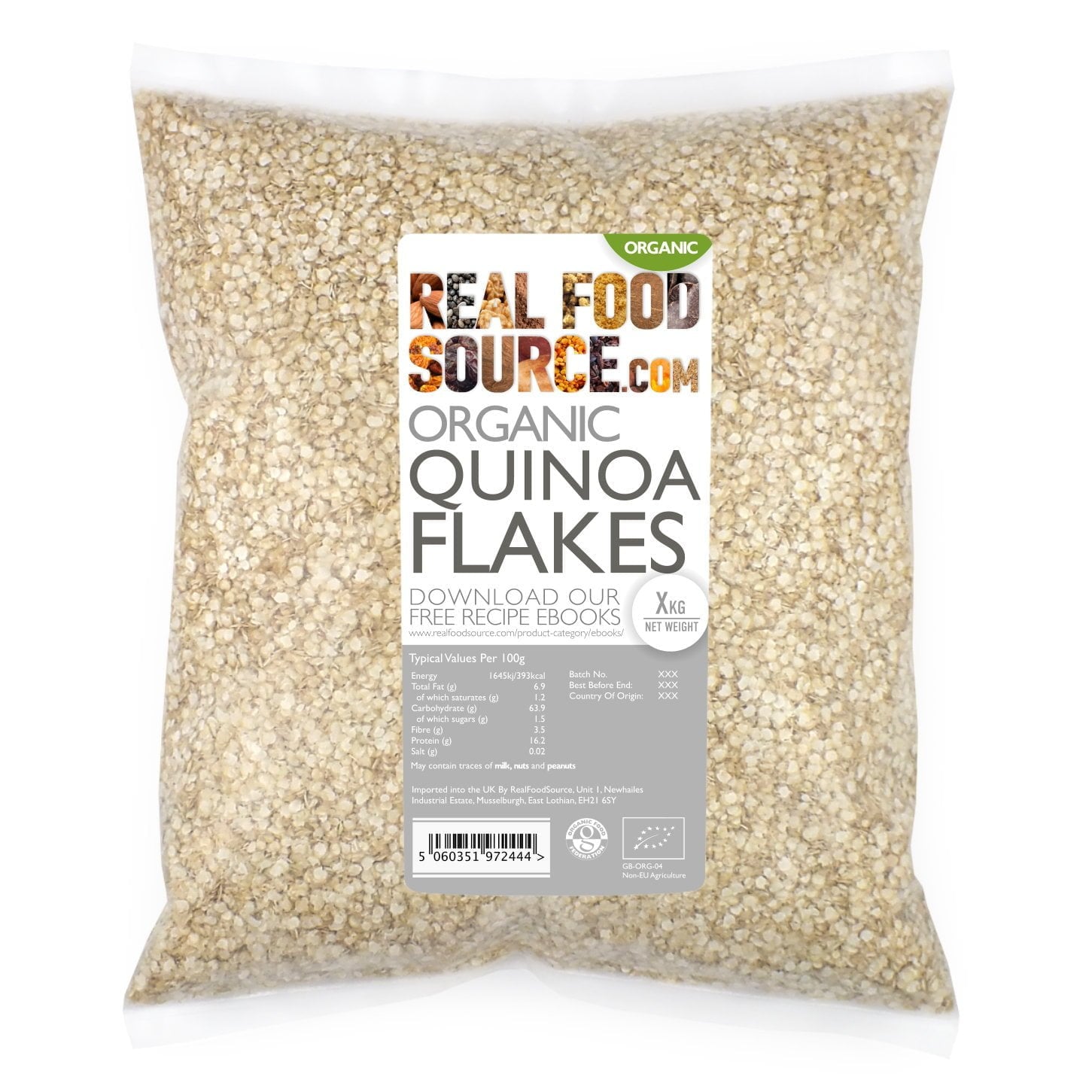 Organic Quinoa Flakes