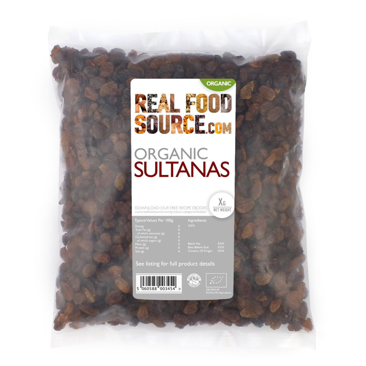 Organic Sultanas