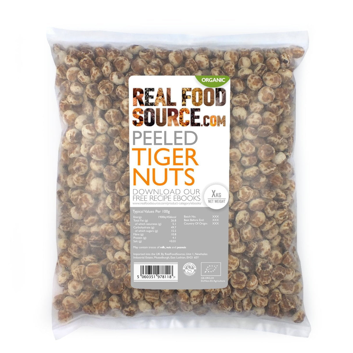 Organic Peeled Tiger Nuts