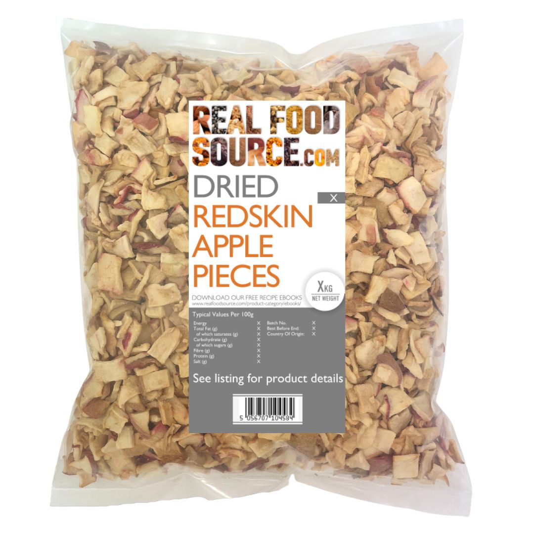 Dried Redskin Apple Pieces