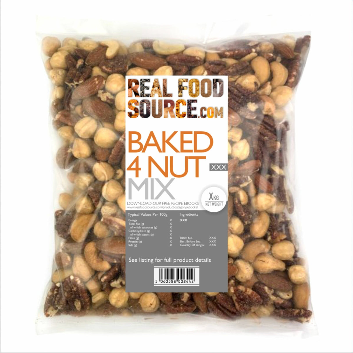 Baked 4 Nut Mix