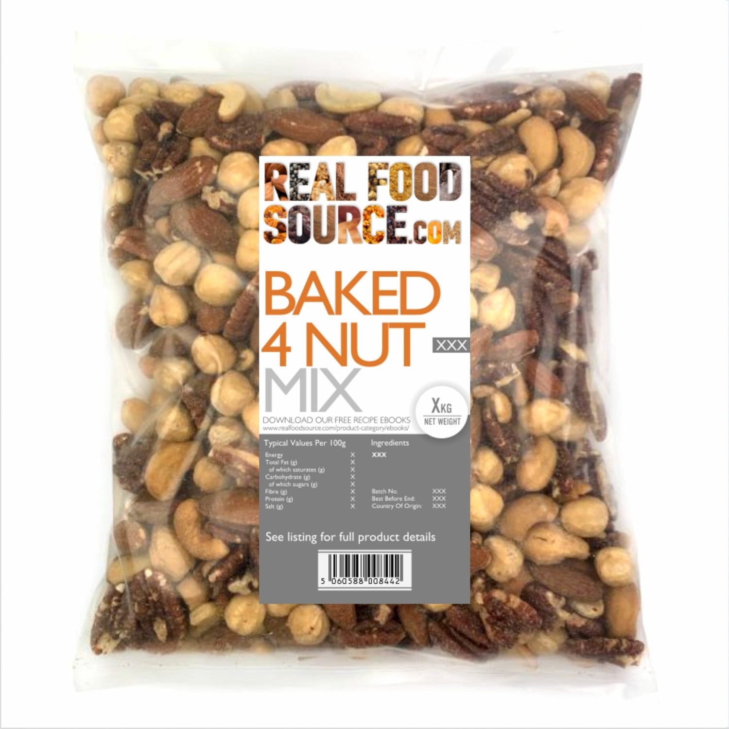 Baked 4 Nut Mix