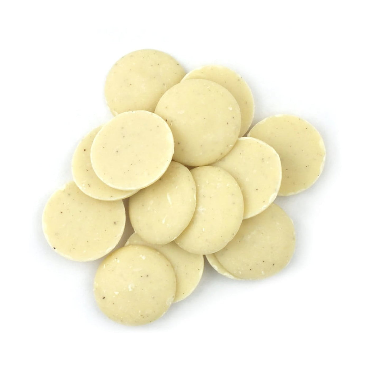 Organic White Chocolate Vanilla Couverture Drops