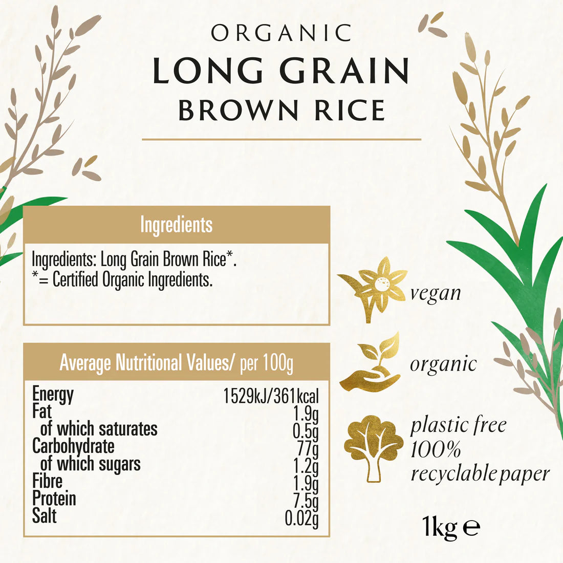 Biona Organic Long Grain Brown Rice