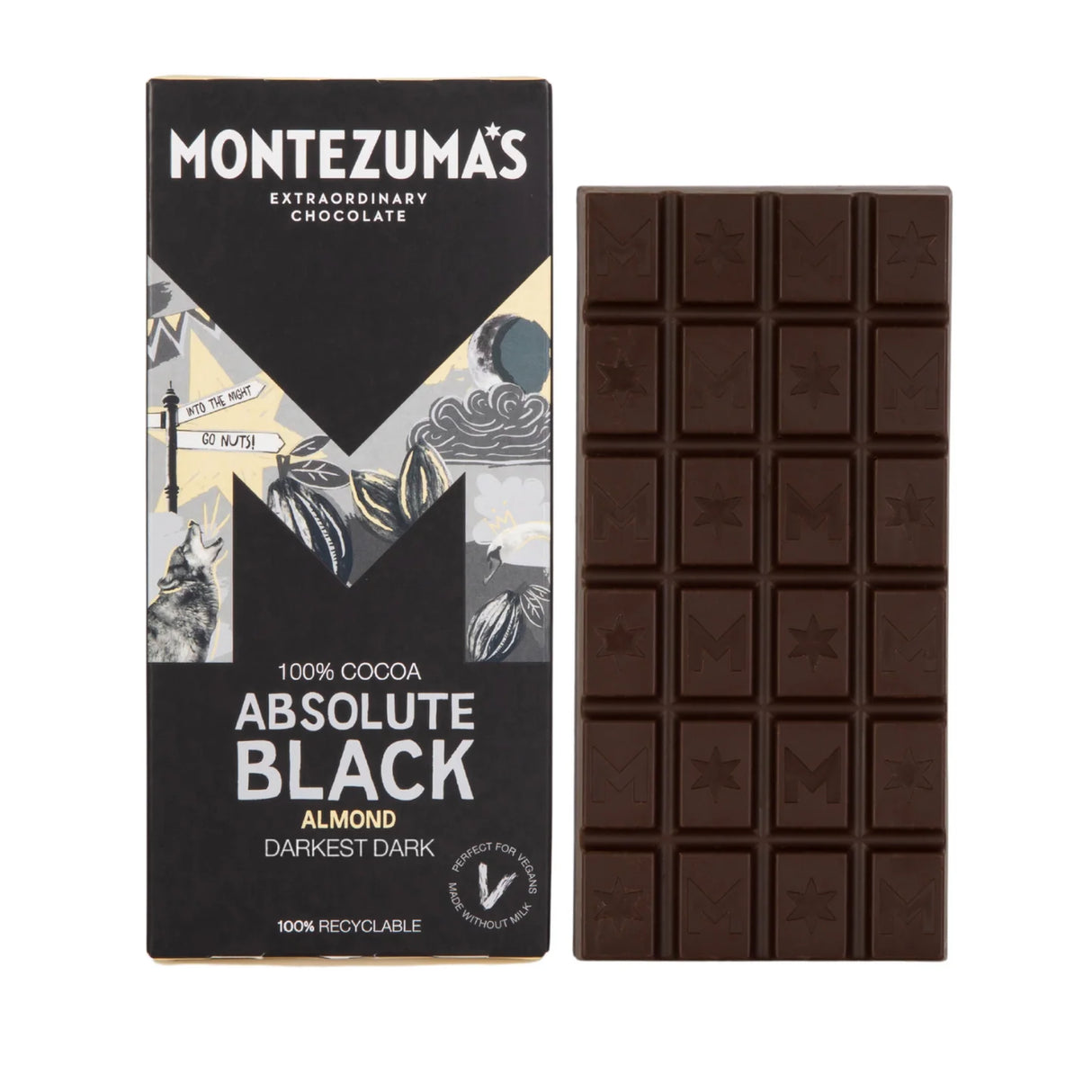Montezuma's Absolute Black with Almonds