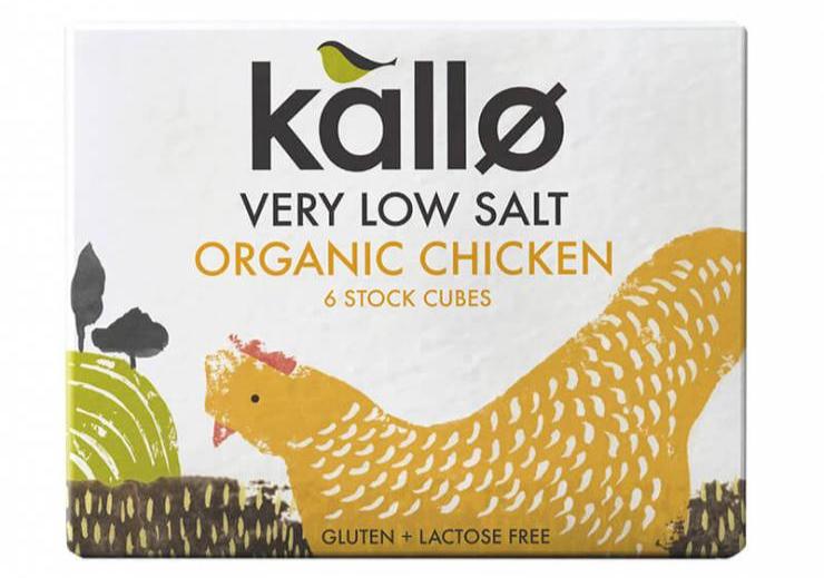 Kallo - Organic Chicken Stock Cubes Very Low Salt