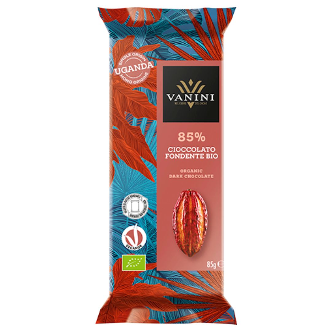 Organic Vanini 85% Dark Ugandan Chocolate Bar